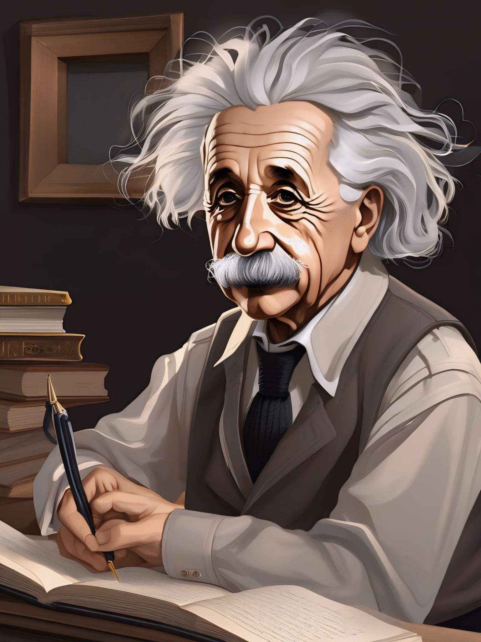 What if Albert Einstein wrote about Unraveling the Universe with Microsoft Copilot?