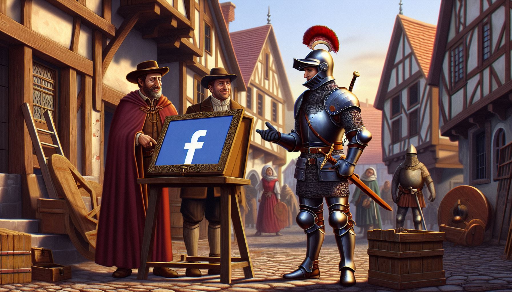 How Facebook is explained to a medieval knight?