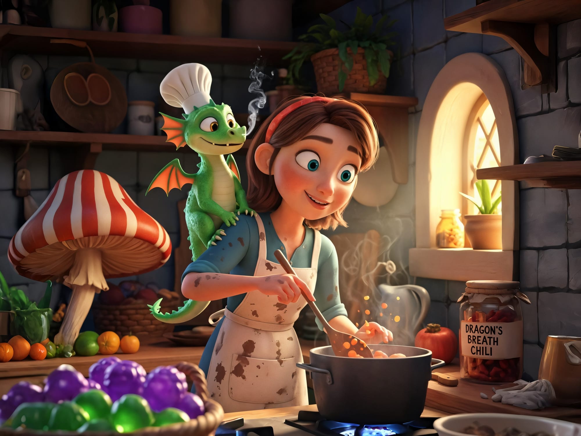 Sparky, the Dragon Chef