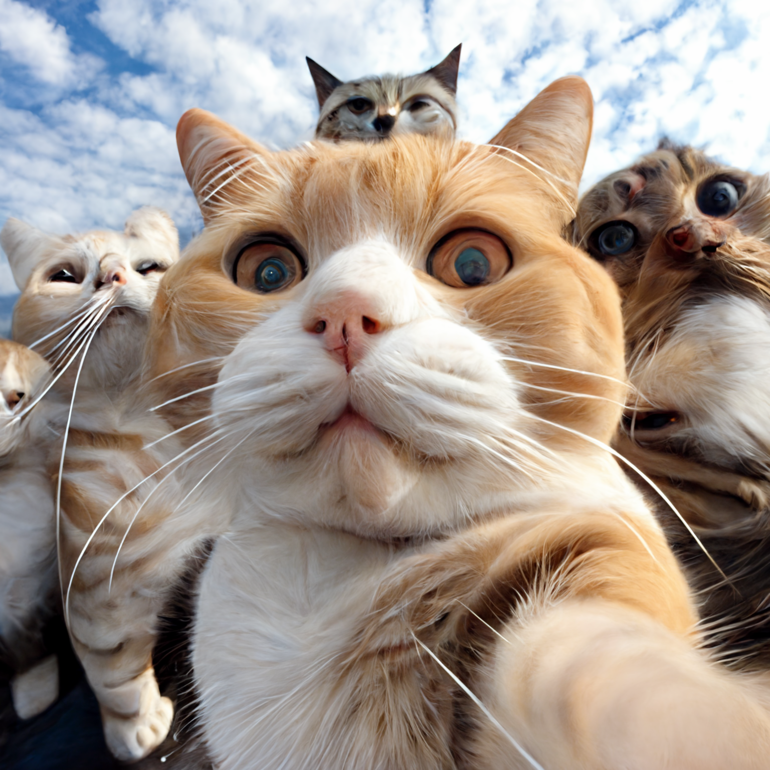 If Cats Could Take Selfies..