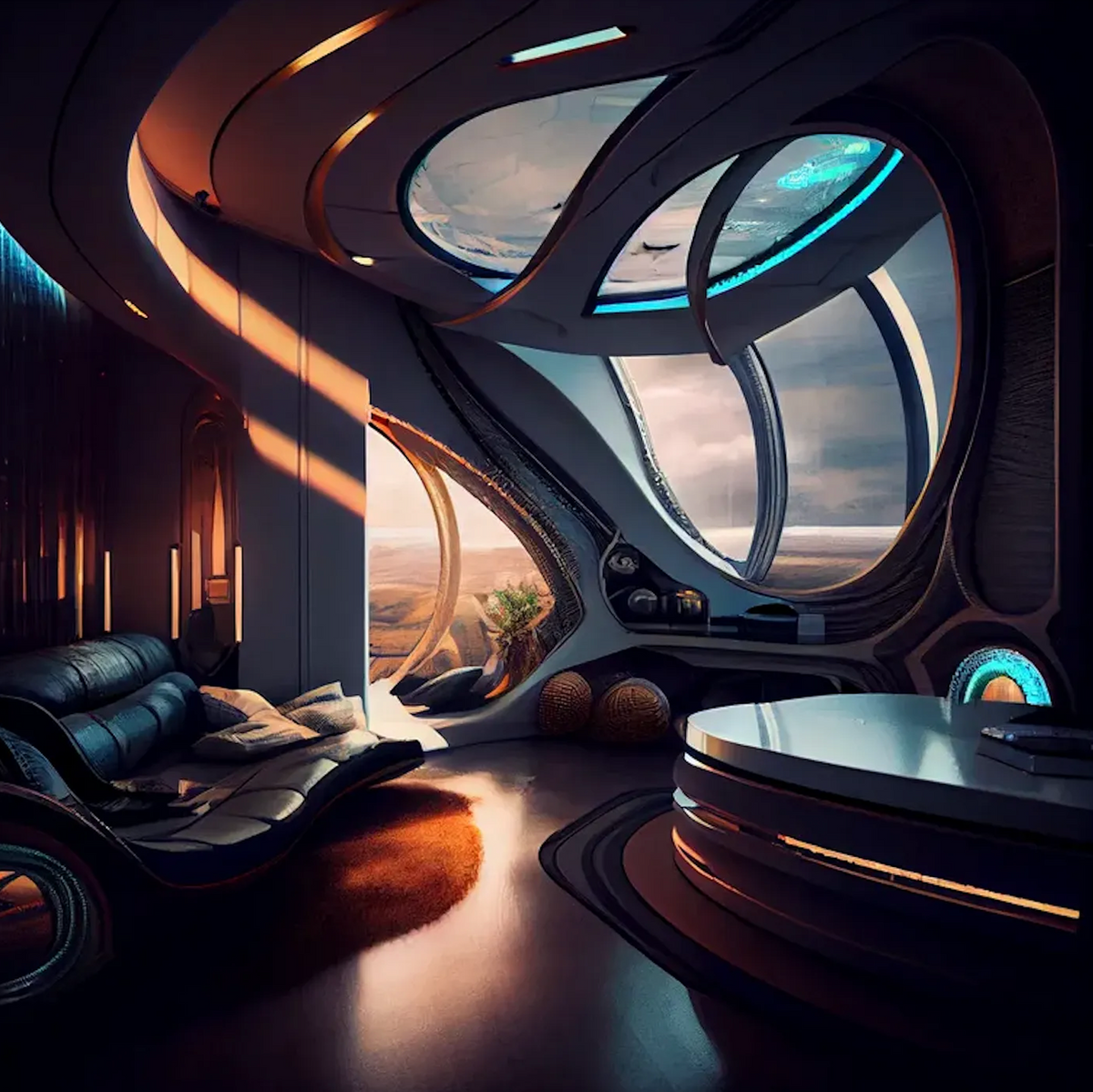 Living in a Sci-Fi Dream: The Future of Sustainable Underwater Homes in Holodeck-Style Starships