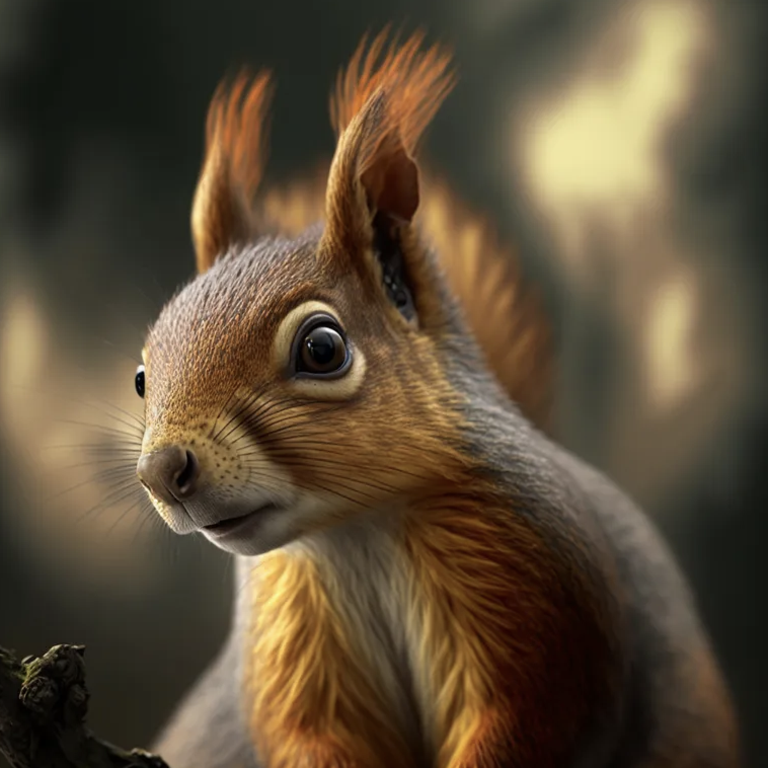 From Acorns to HR: The Tale of Squeaky, the Aspiring Squirrel HR Manager