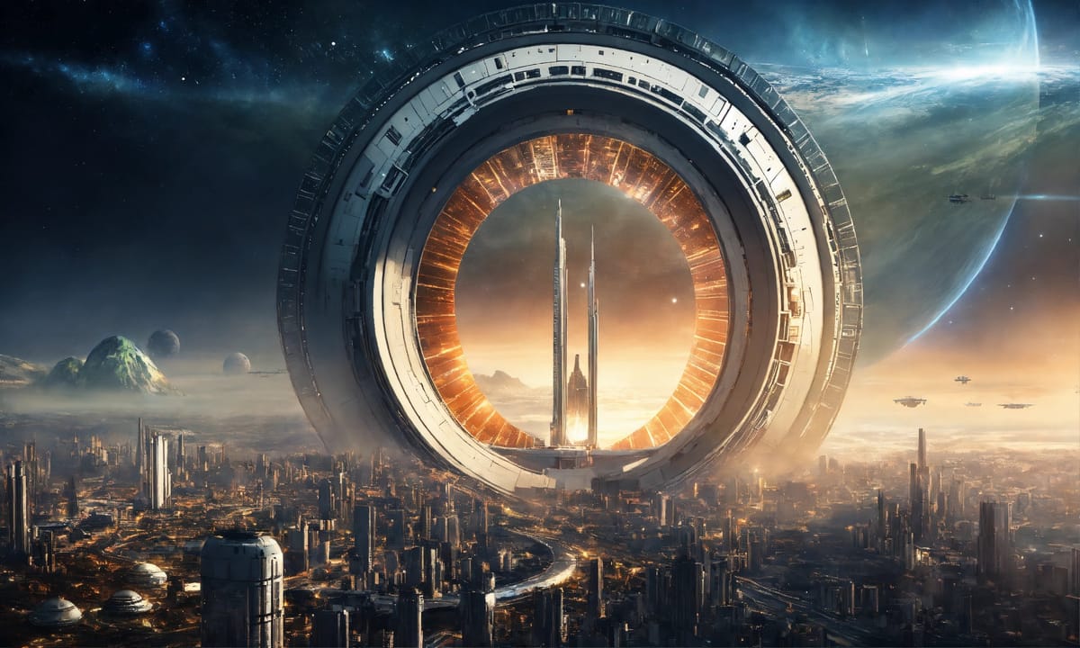 A Cosmic Celebration: Happy New Year 2024 Unites Earth with a Skyward Spectacle