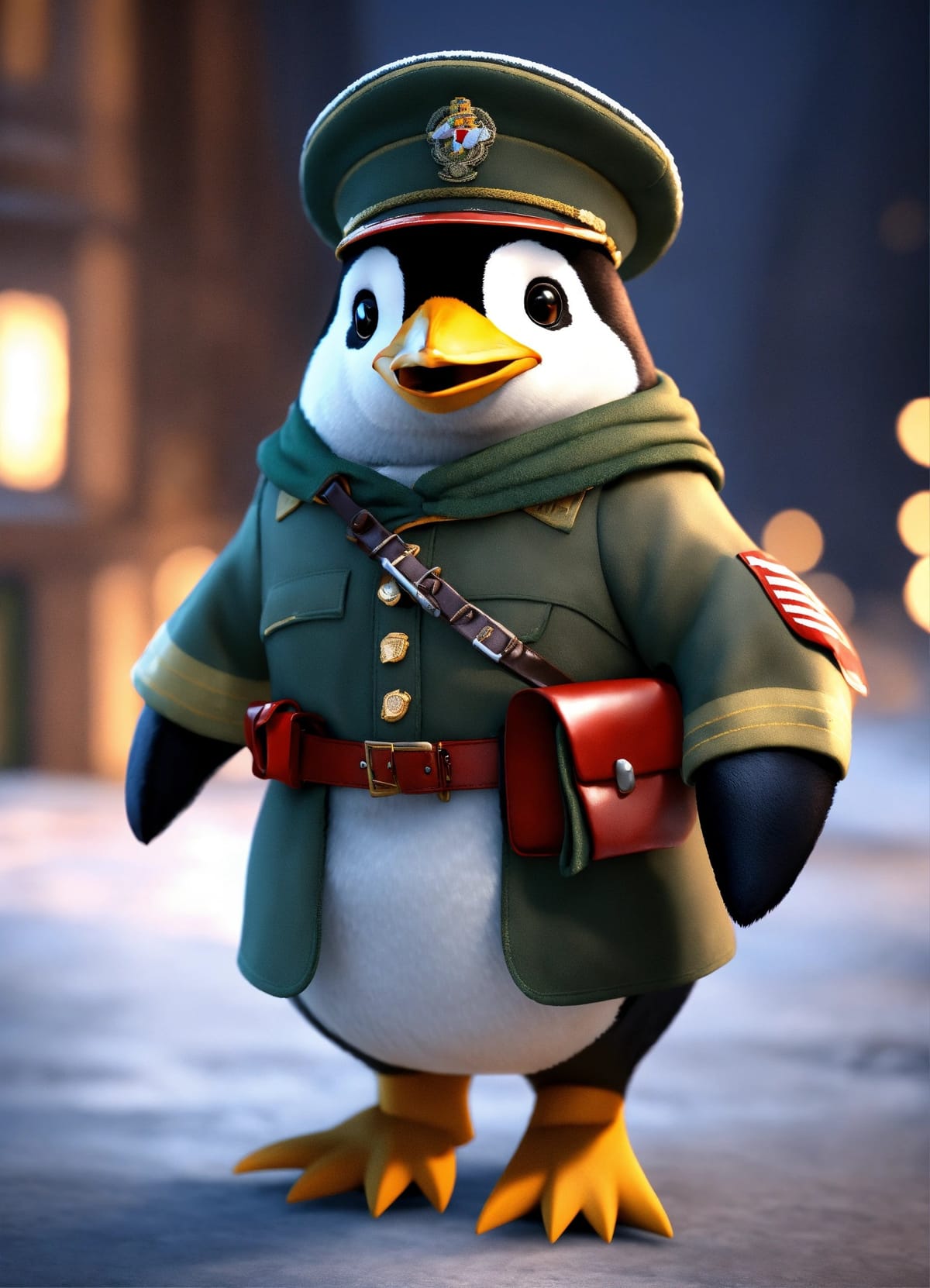 The Penguin who dreamt of being a Solider