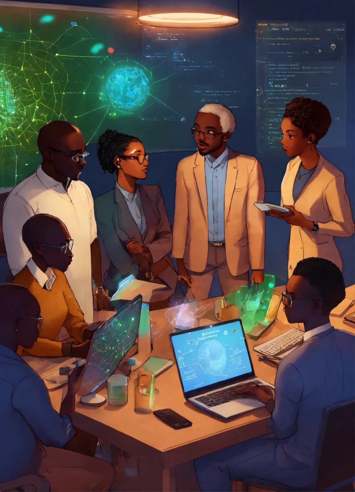AI Relationship Counselors: Explore a world where AI-driven chatbots and virtual companions assist individuals