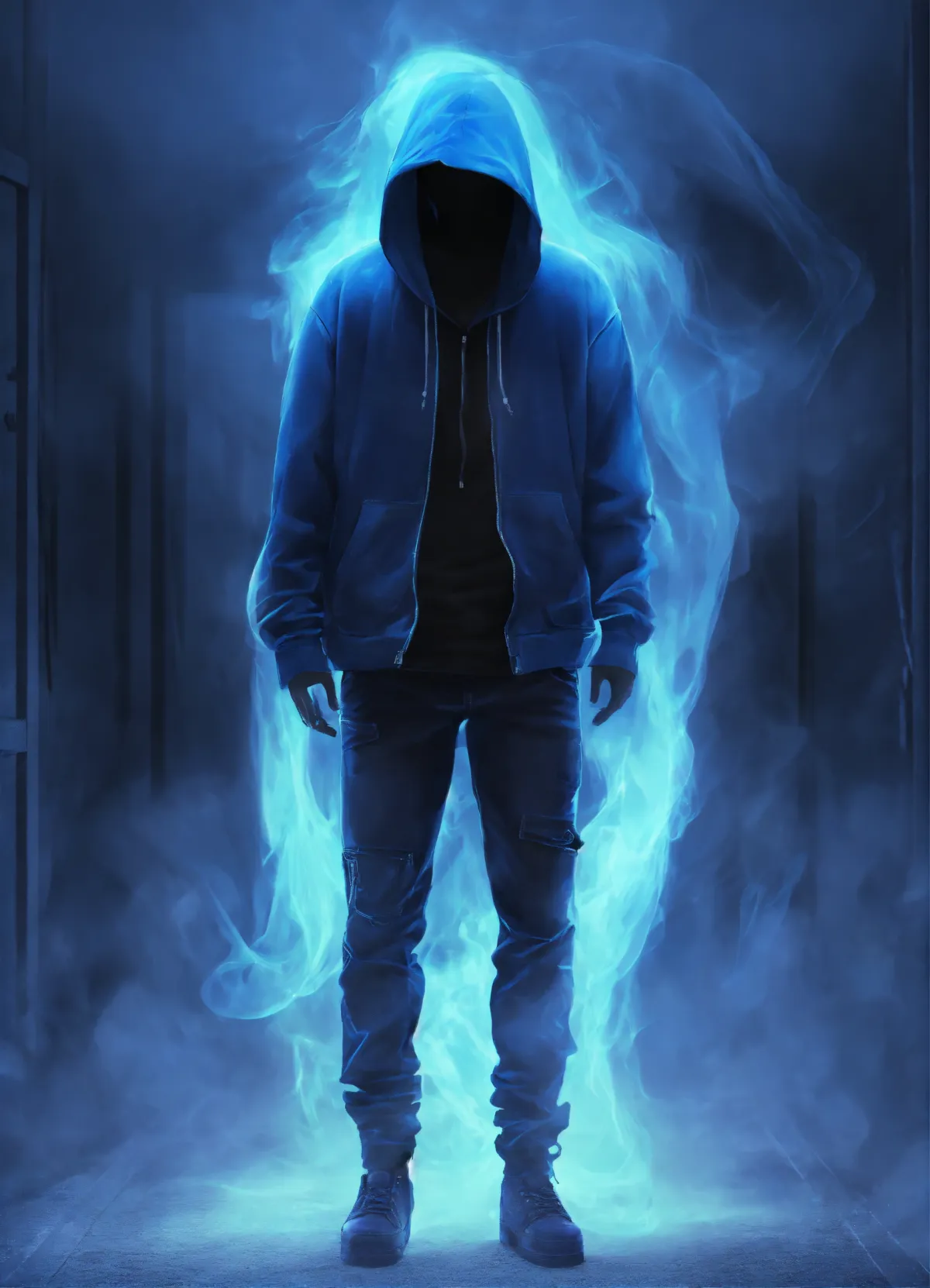 The Blue Man of the Dark Grid