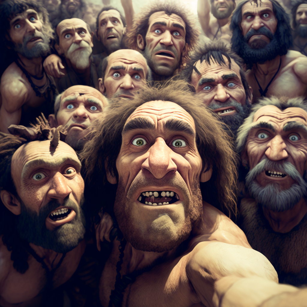 What if the Early Men who lived in Caves used Mobile Phones?