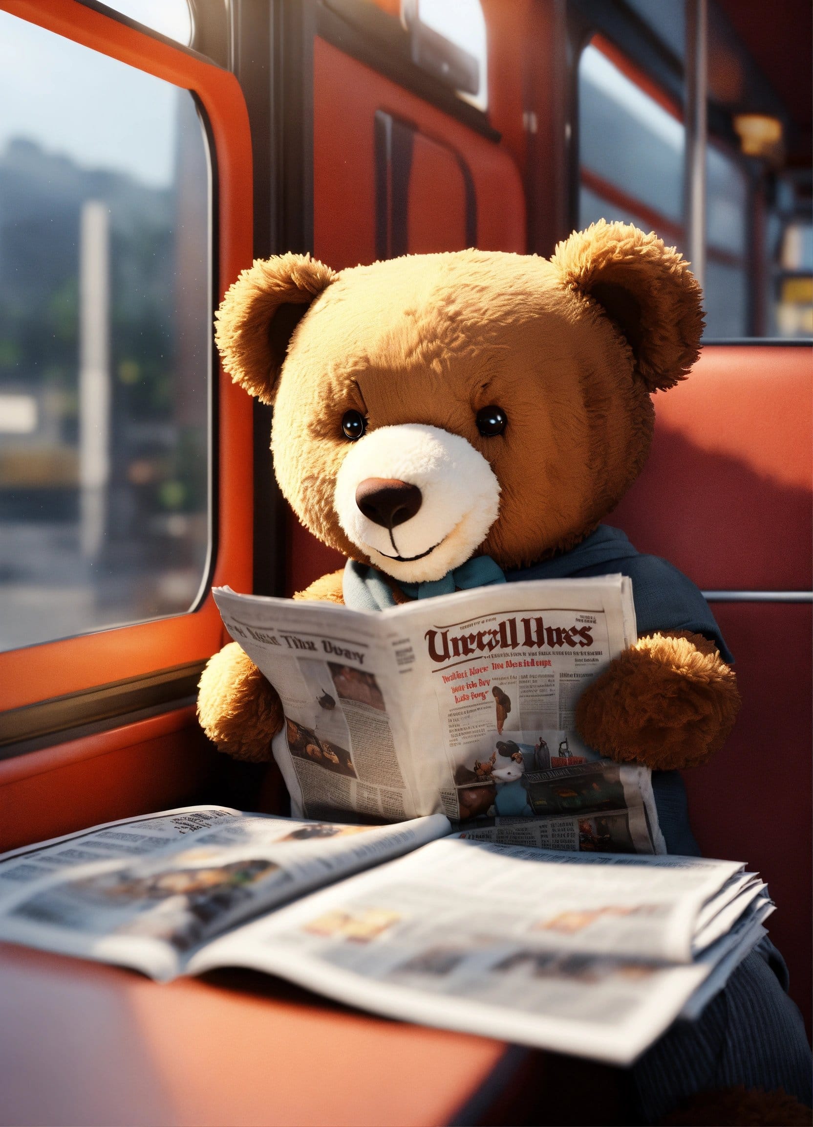 The Teddy Bear Who Could Read a Newspaper