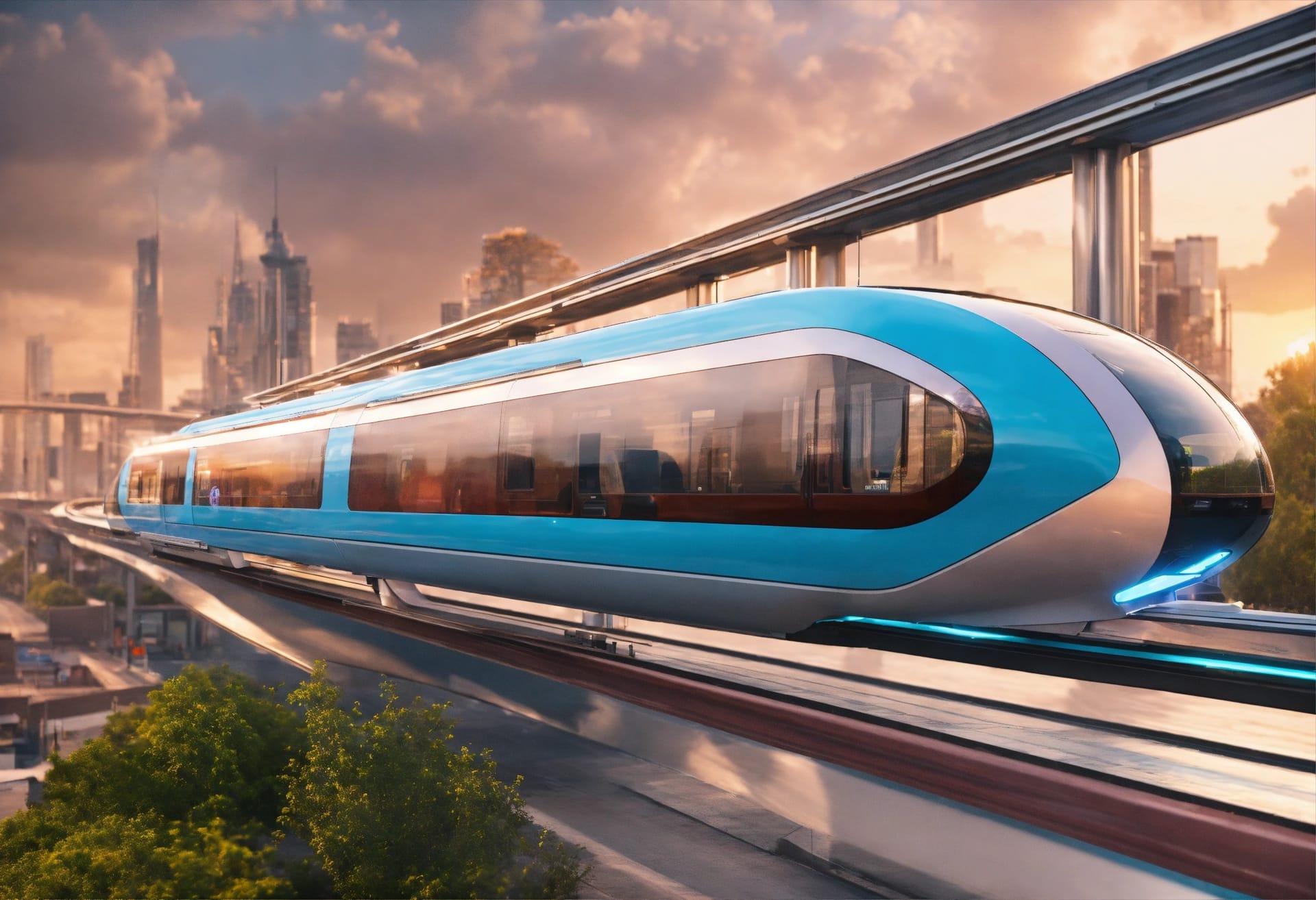 AI Reimagines Delhi Metro with Sophisticated AI Technology in 100 Years from Now