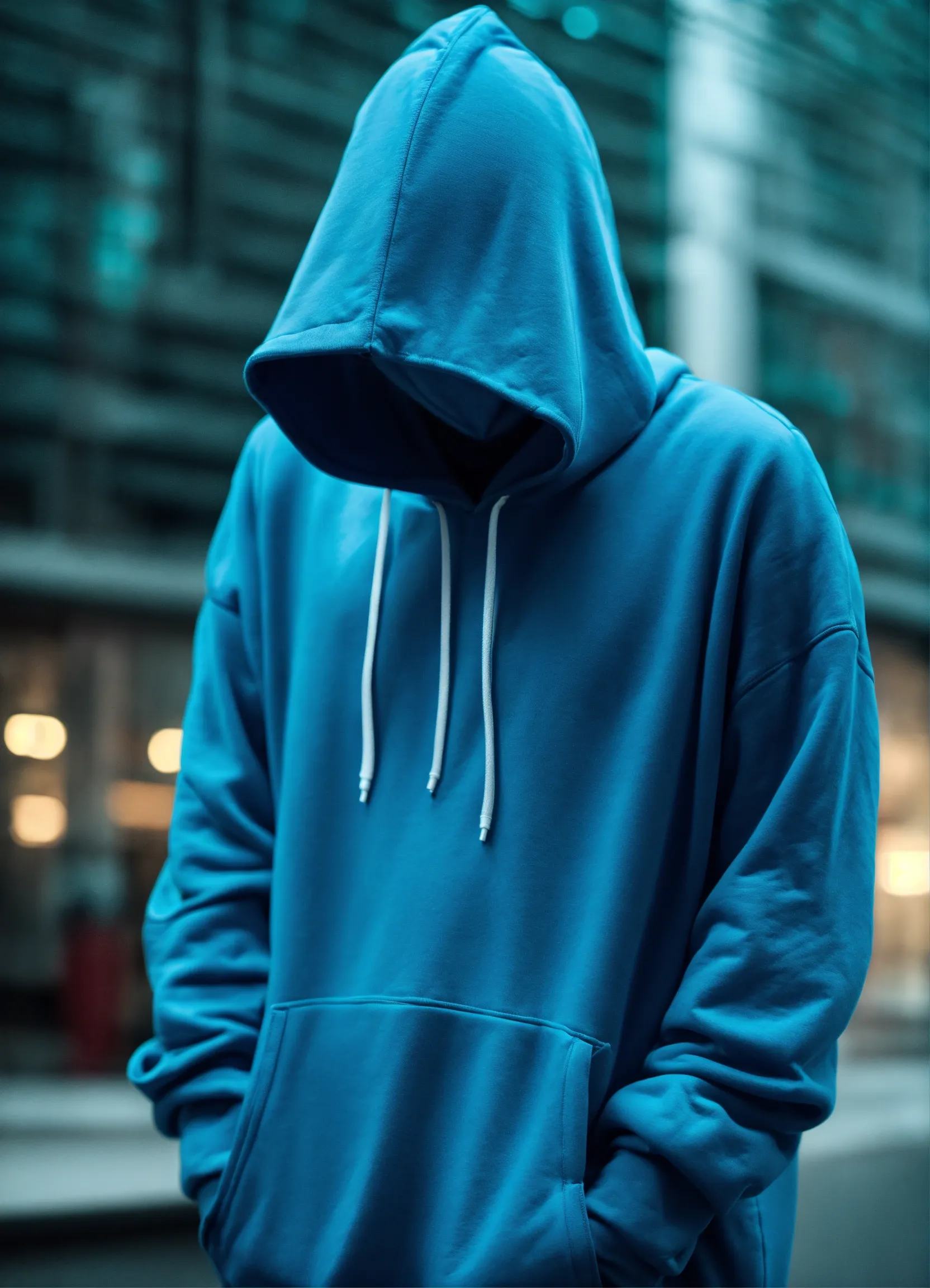 The Hoodie Man by the Mountain
