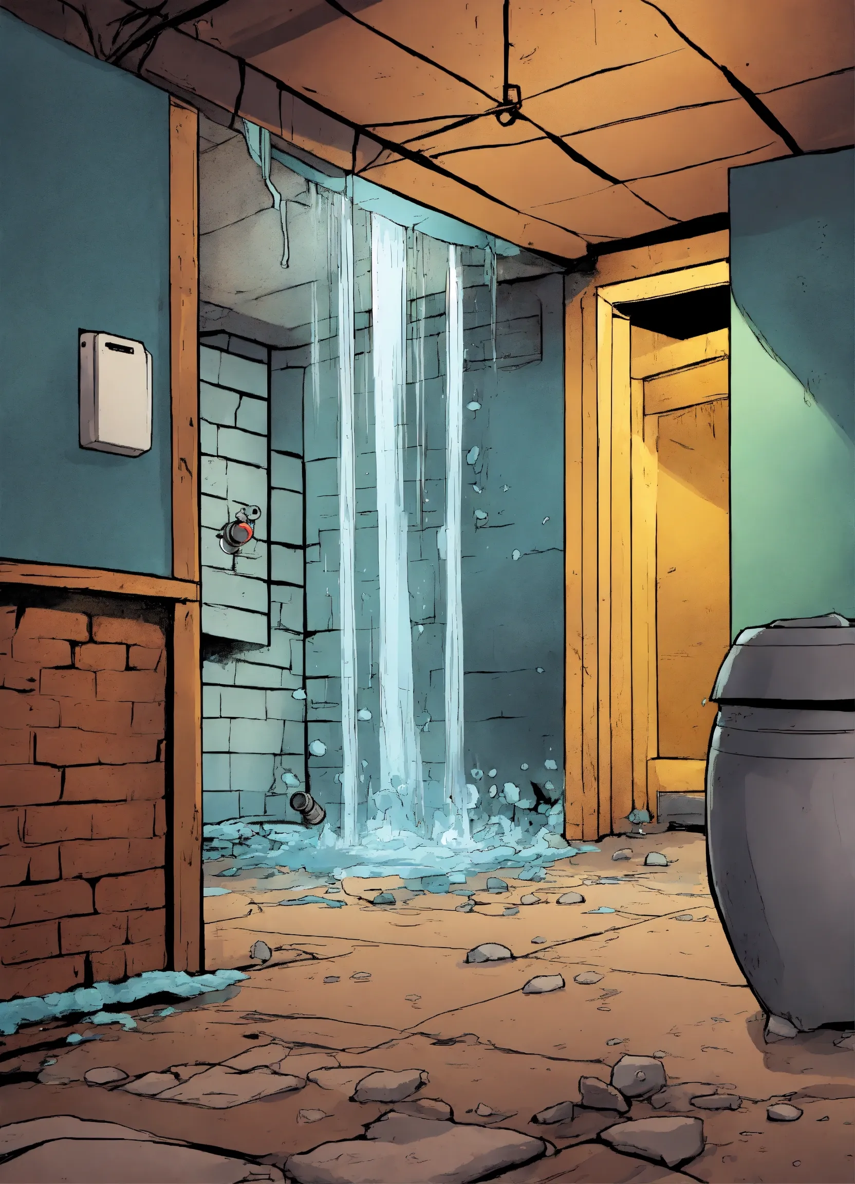 The Orange Hole in the Basement