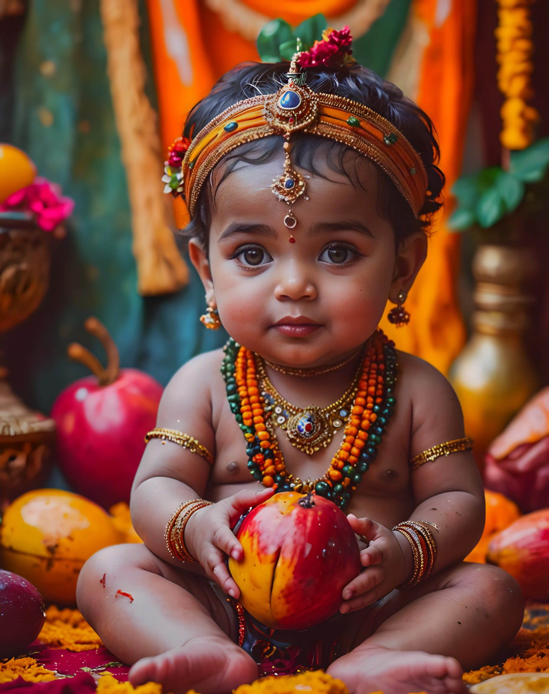 Krishna and the Mango